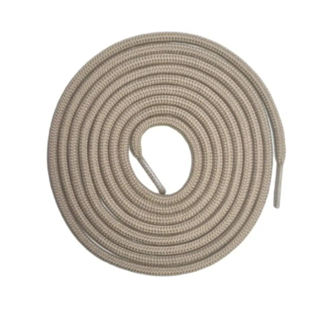 1 Çift KUM RENGİ BEJ Ayakkabı - Bot Bağcığı İpi 200 cm Çöl Rengi Bot Bağı