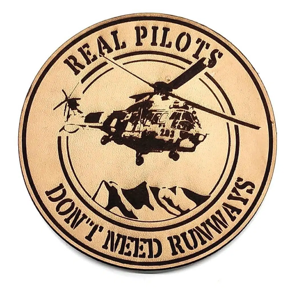 REAL PILOTS DONT NEED RUNWAYS COUGAR Deri PEÇ - Arma - Askeri Patch