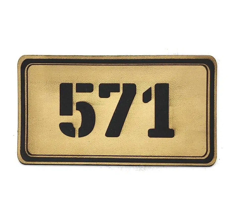 571 Deri PEÇ- Arma - Patch