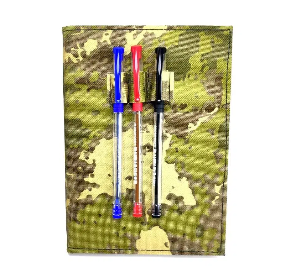 Askeri Yeni Kamuflaj Defter A5 (14,5x20 Cm) 120 Sayfa Kalemlikli