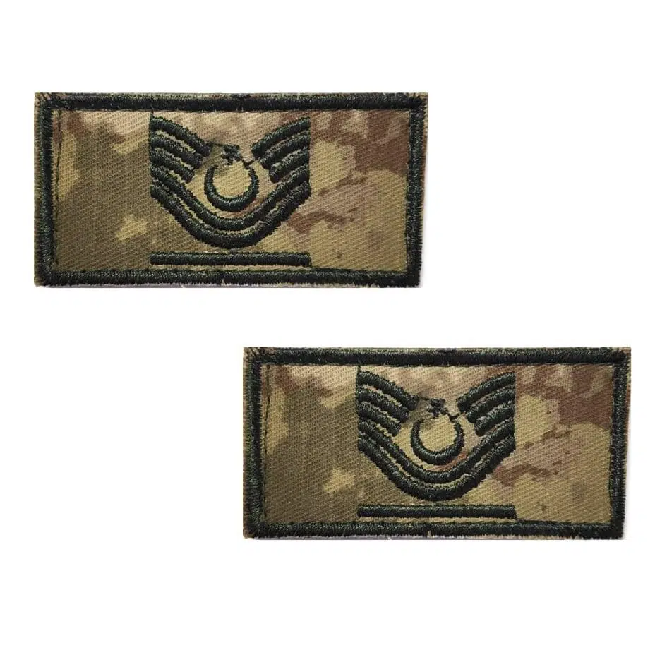 Astsubay Başçavuş Tişört Rütbesi 2 Adet ( Kara Kuvvetleri Yeni Kamuflaj )