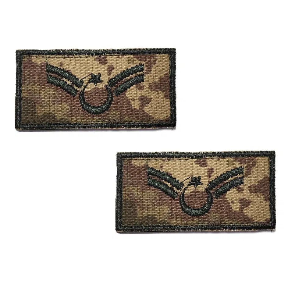 Astsubay Çavuş. Tişört Rütbesi 2 Adet ( Kara Kuvvetleri Yeni Kamuflaj )