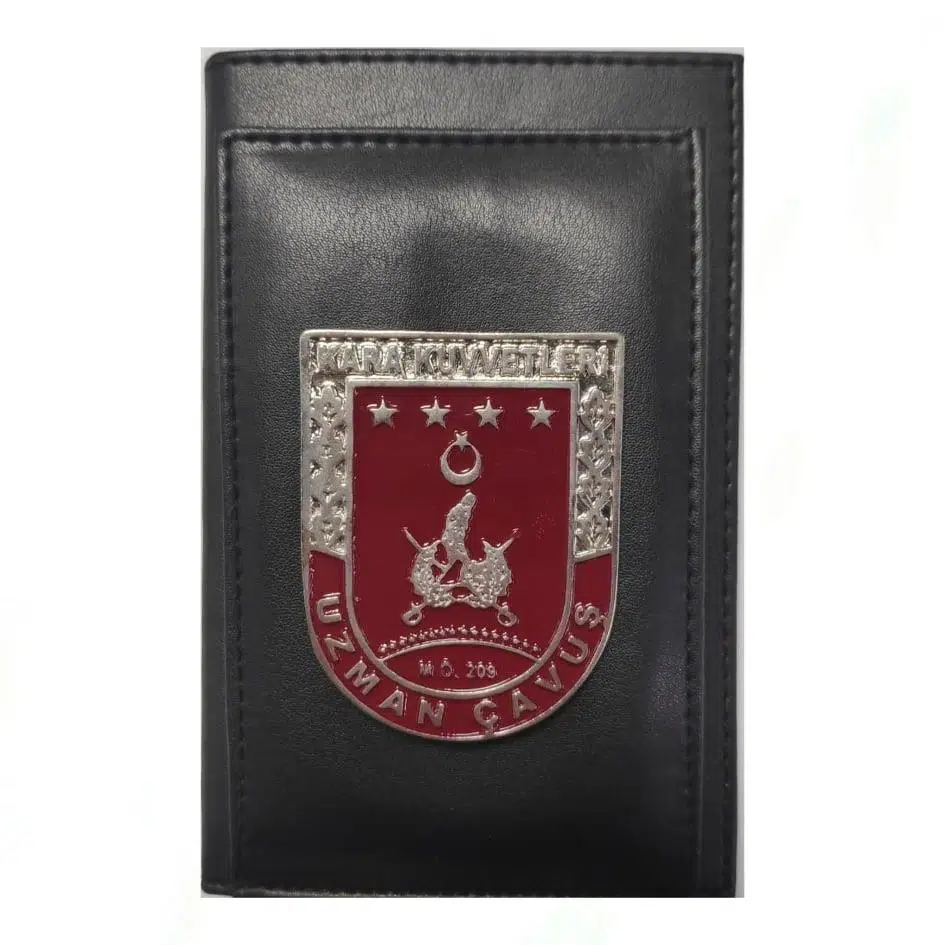 Astsubay Kalemlikli Not Defteri Cüzdan (Metal Rozet)