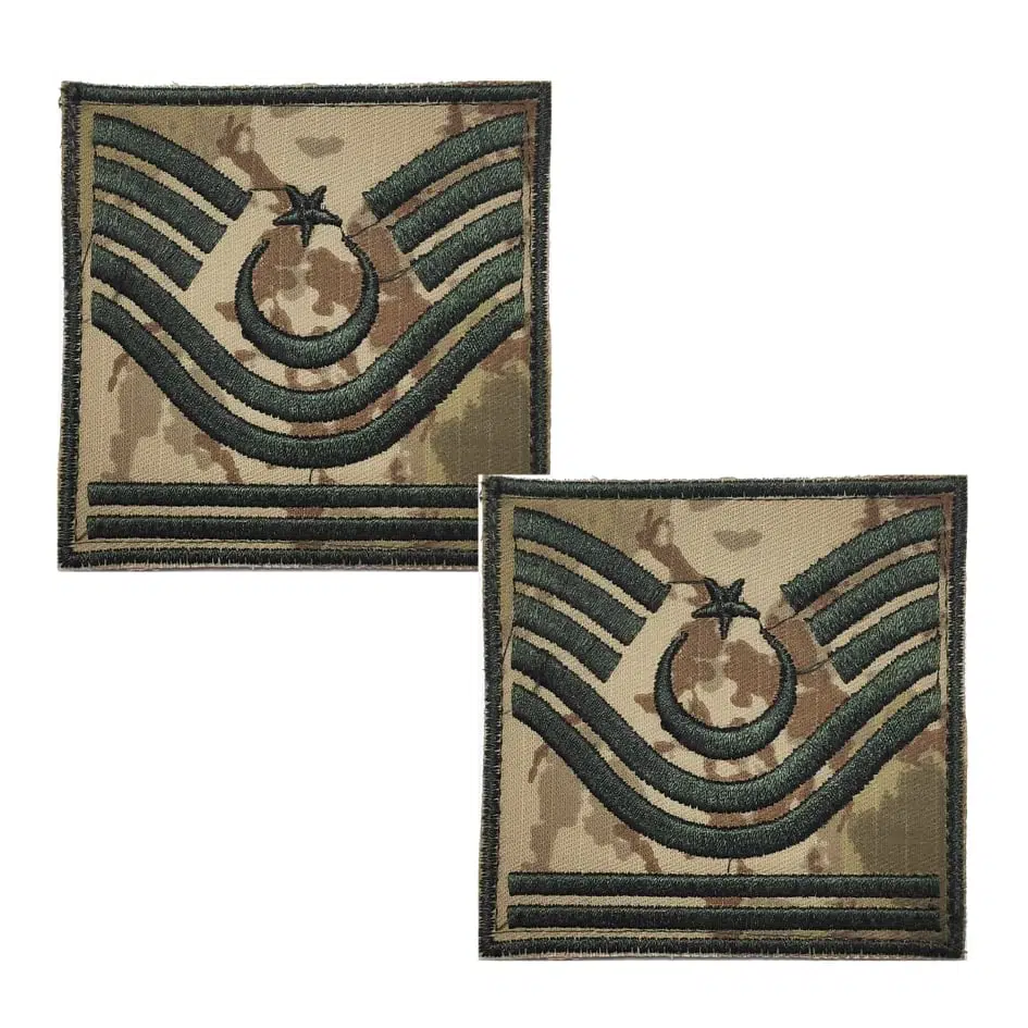 Astsubay Kıdemli Başçavuş Kamuflaj Rütbe (Yeni Kamuflaj)