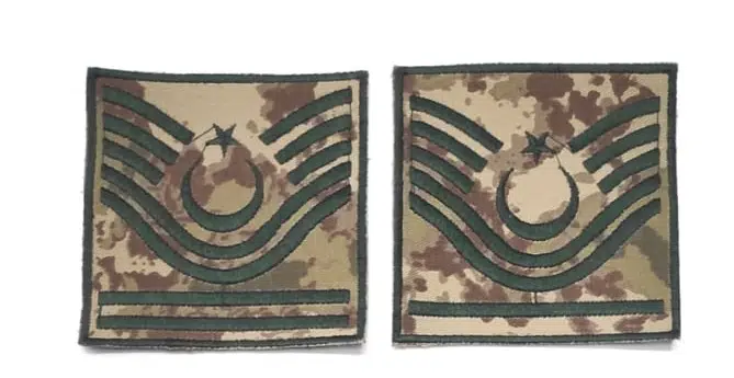 ASTSUBAY RÜTBE YENİ KAMUFLAJ - 9cmx9cm CIRTLI