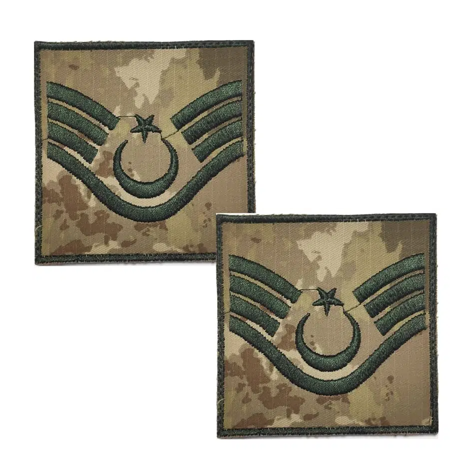 Astsubay Üsçavuş Kamuflaj Rütbe (Yeni Kamuflaj)