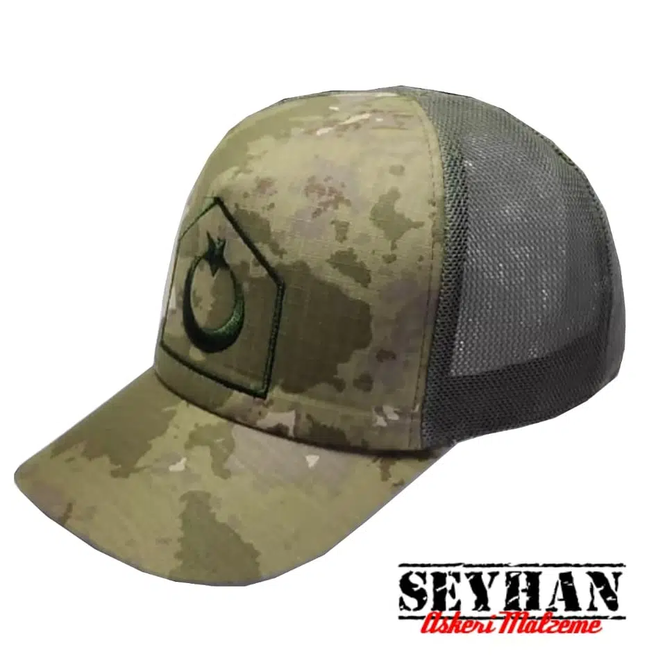 Astsubay - Uzman Çavuş Yeni Kamuflaj Yazlık Şapka