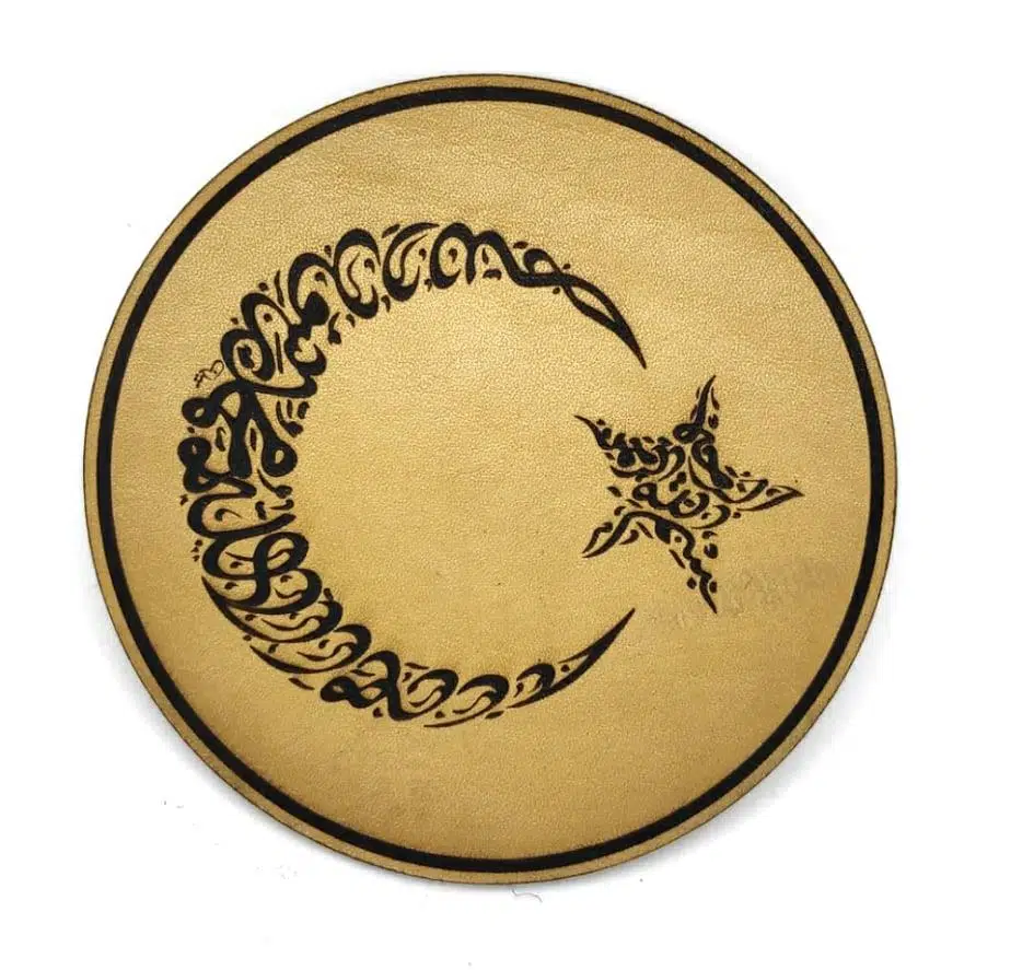 AYYILDIZ DUALI Deri PEÇ - Arma - Askeri Patch