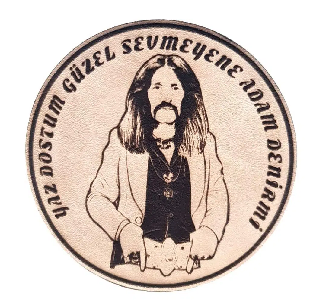 Barış Manço Deri PEÇ - Arma - Askeri Patch