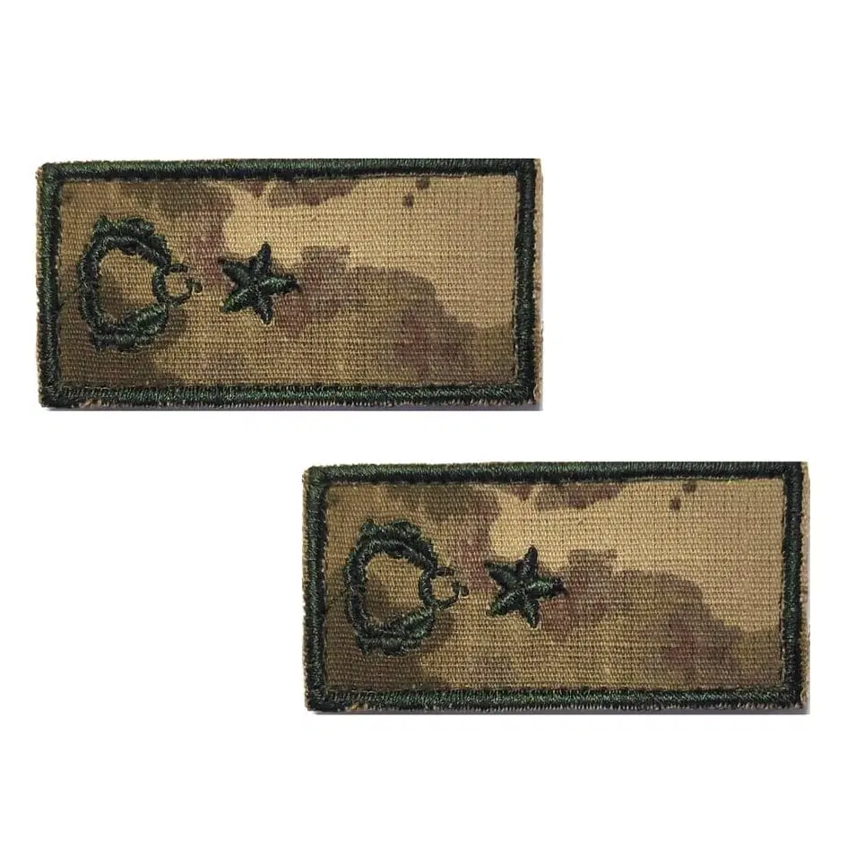 Binbaşı Tişört Rütbesi 2 Adet ( Kara Kuvvetleri Yeni Kamuflaj )