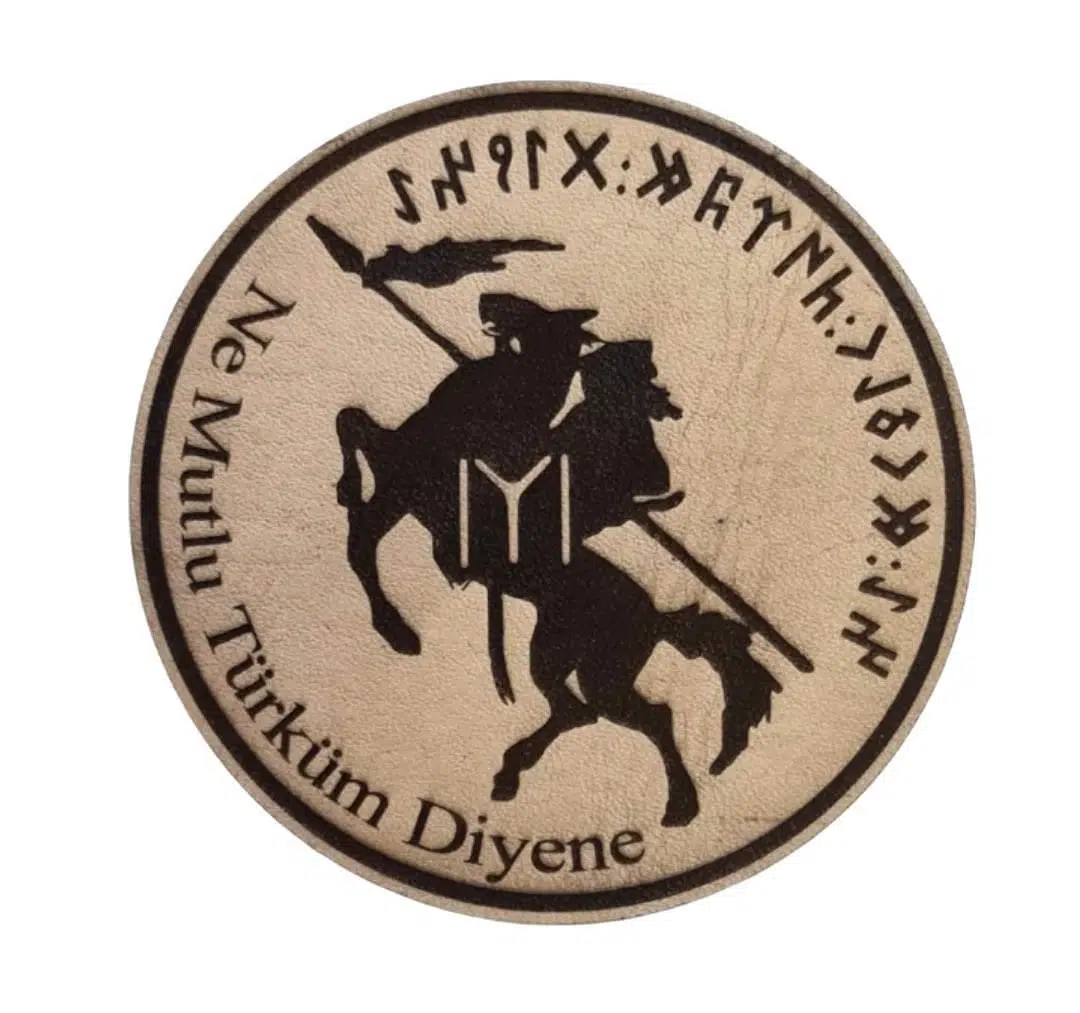 KAYI BOYU NE MUTLU TÜRKÜM DİYENE - Deri PEÇ - Arma - Askeri Patch