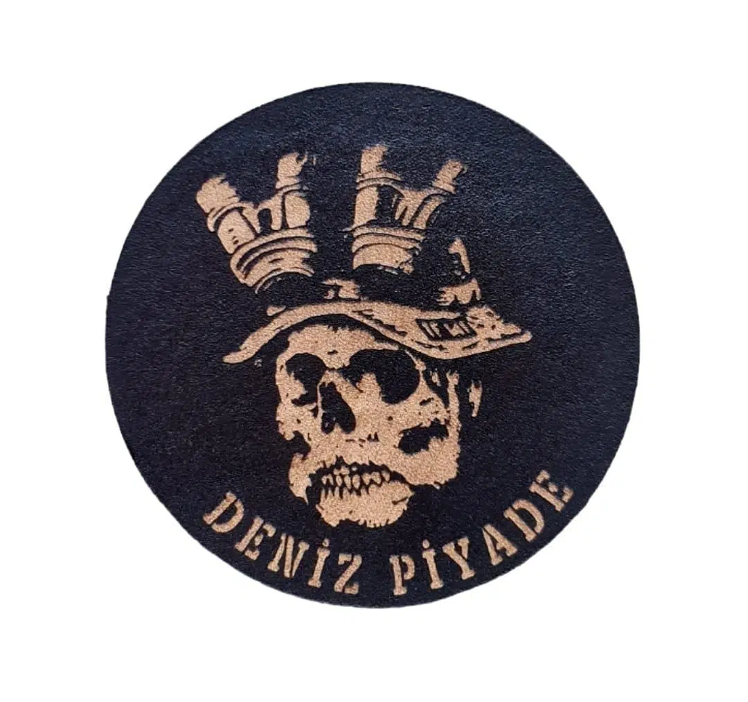 Deniz Piyade Deri PEÇ -Arma - Leather Patch