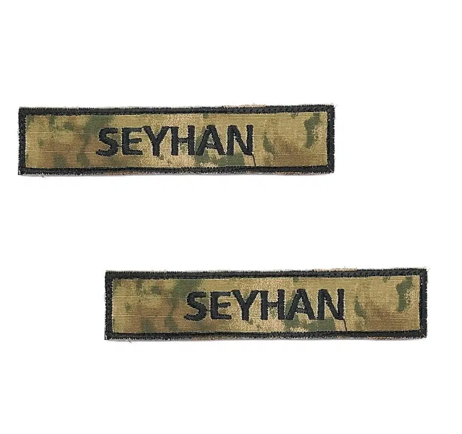 Deniz Kuvvetleri Yeni Kamuflaj Askeri İsimlik -2 Adet