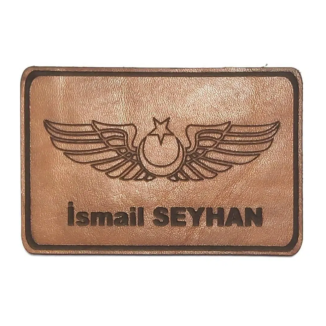 PİLOT DERİ UÇUŞ BRÖVESİ İSİMLİK