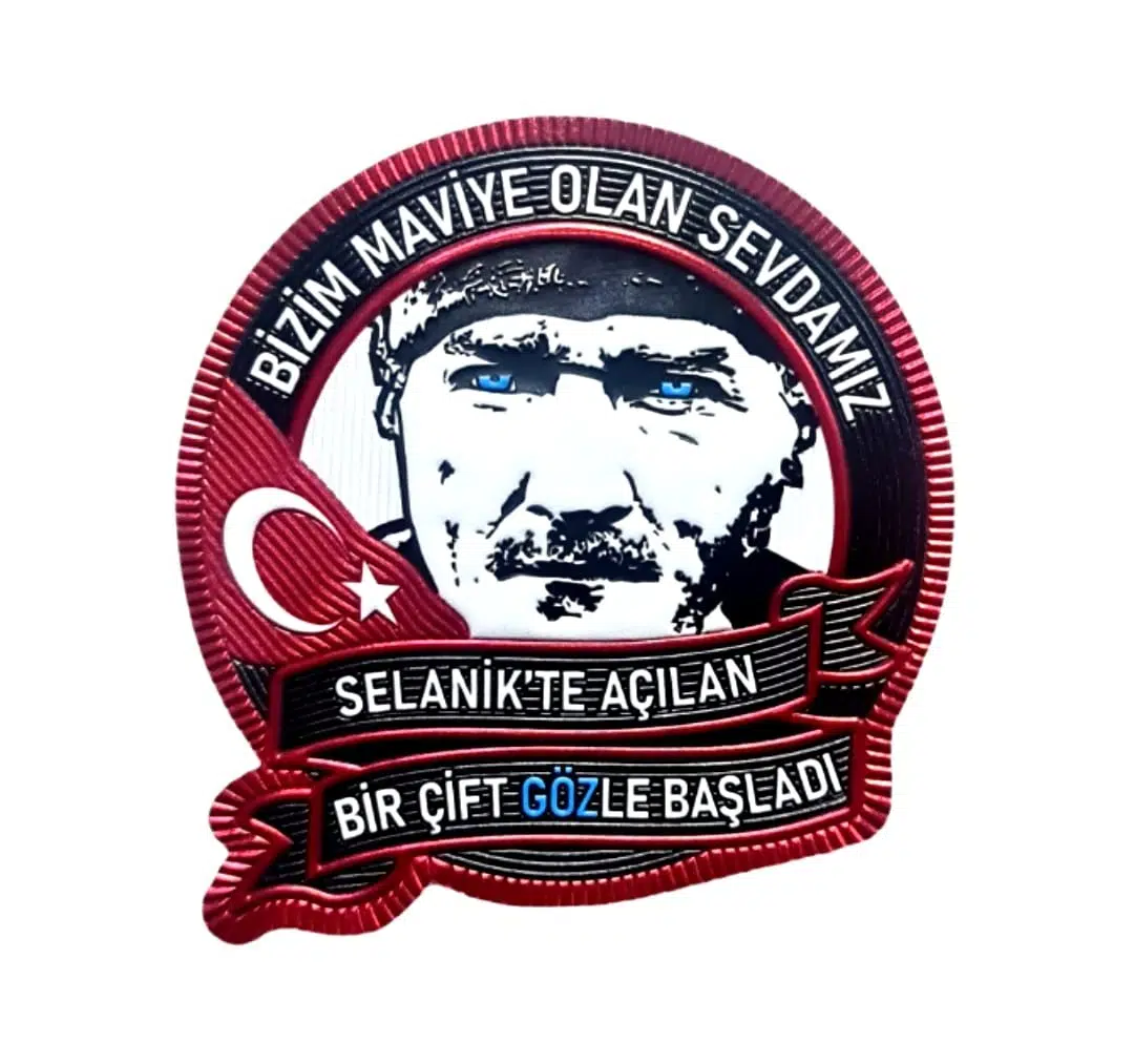 ATATÜRK PEÇ , BİZİM MAVİYE OLAN SEVDAMIZ - Arma - TPU Patch