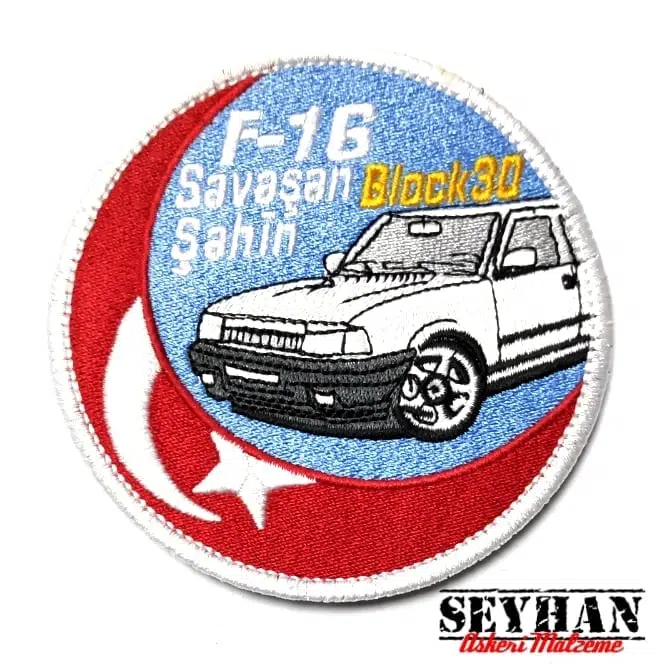 F-16 SAVAŞAN ŞAHİN PEÇ - Arma - Askeri Patch