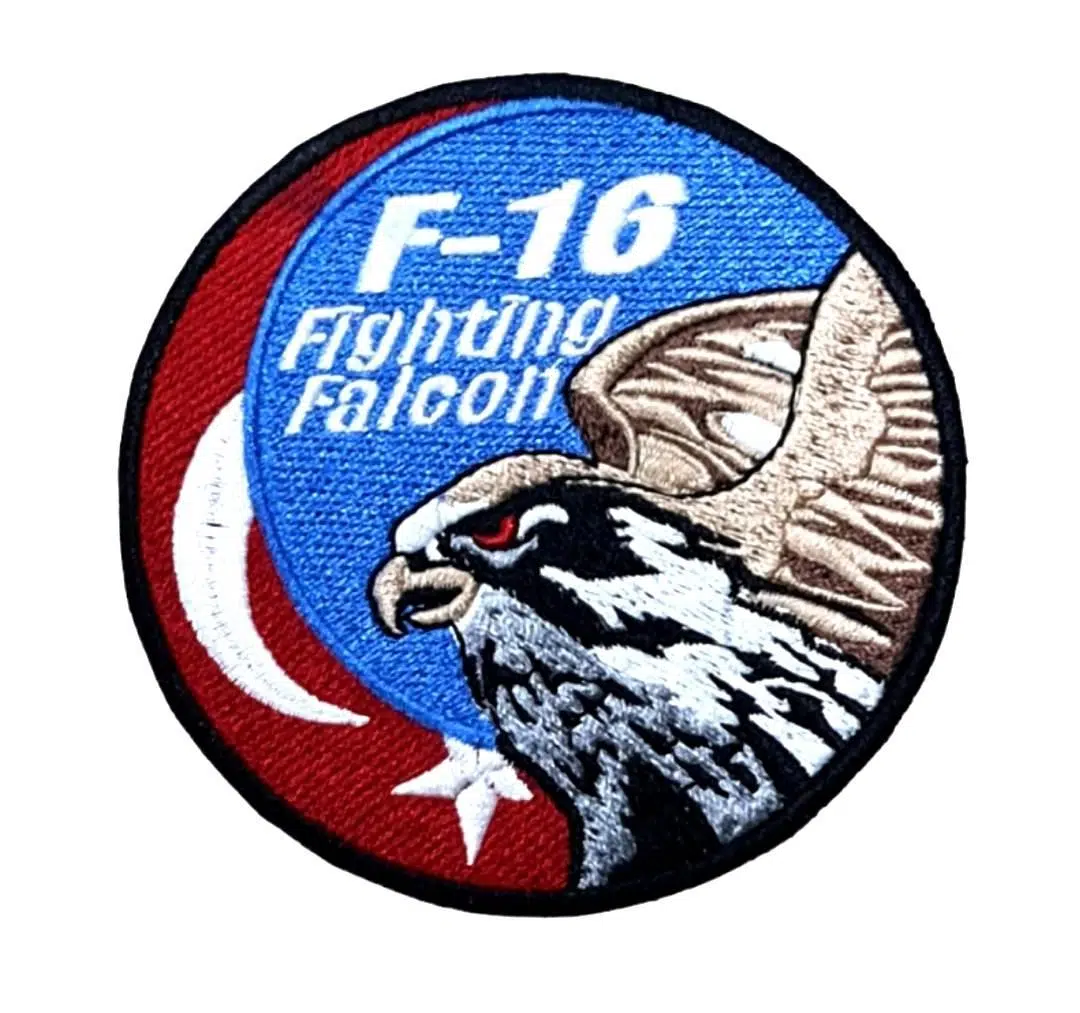 F16 Fighting Falcon Askeri Patch Yama Havacı Peç- PEÇ