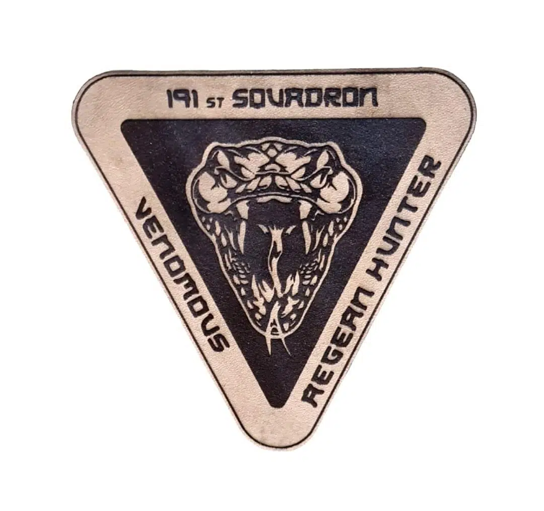 191 FİLO ÜÇGEN Deri PEÇ - Arma - Askeri Patch