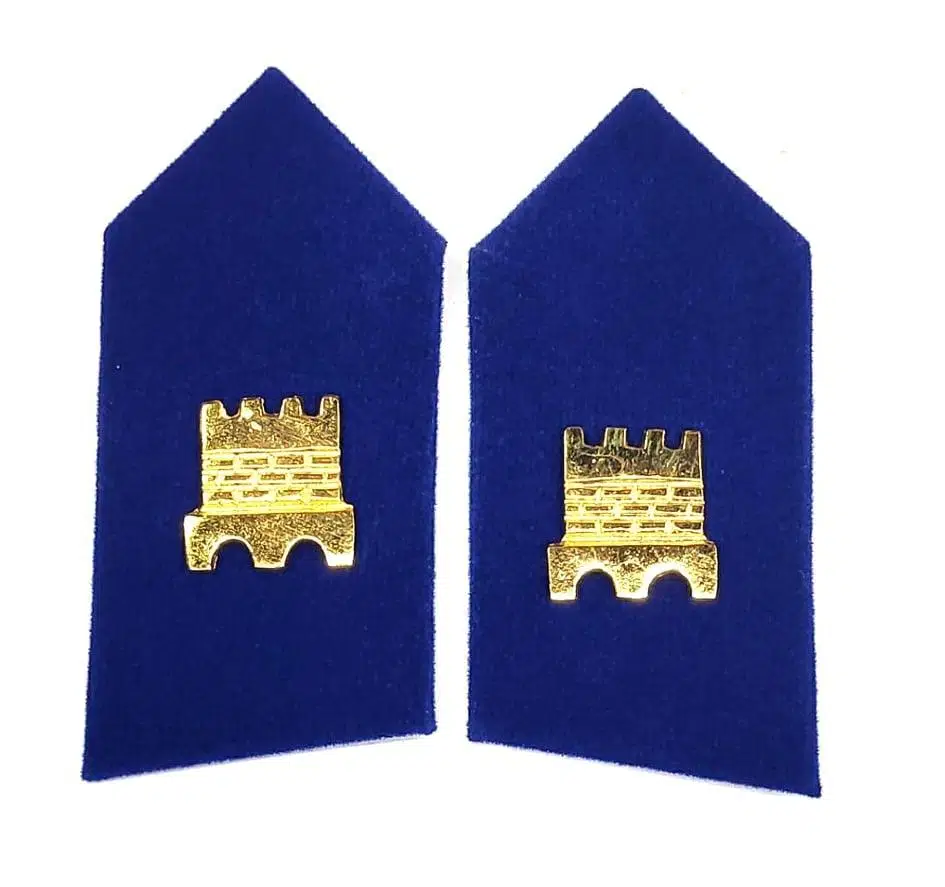 HARİCİ ASTSUBAY İSTİHKAM SPOLET - YAKA İŞARETİ