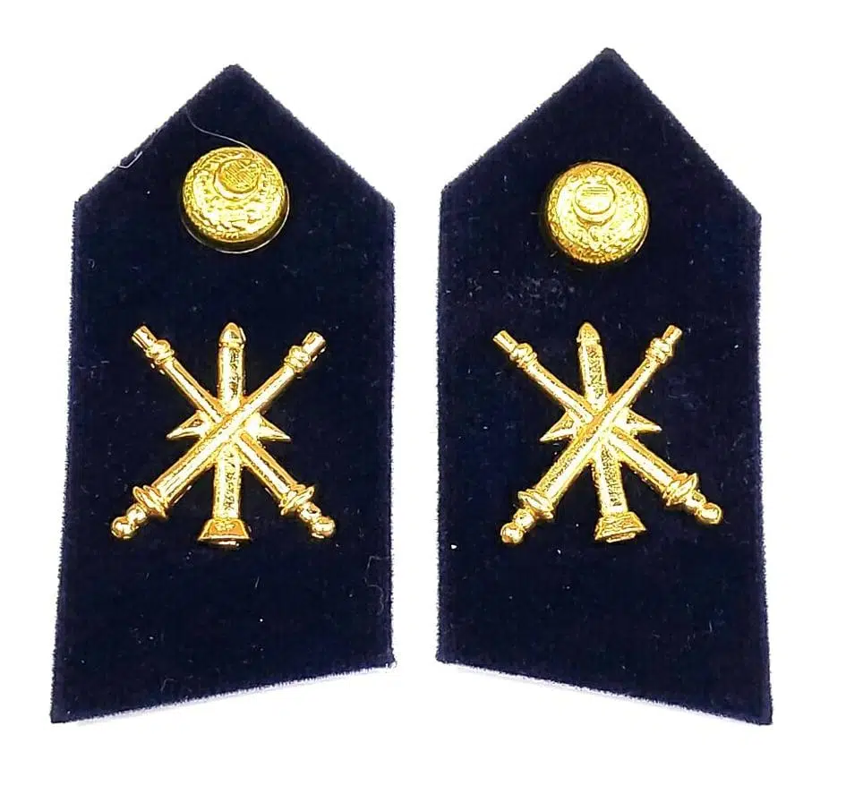 HARİCİ SUBAY TOPÇU SPOLET - YAKA İŞARETİ