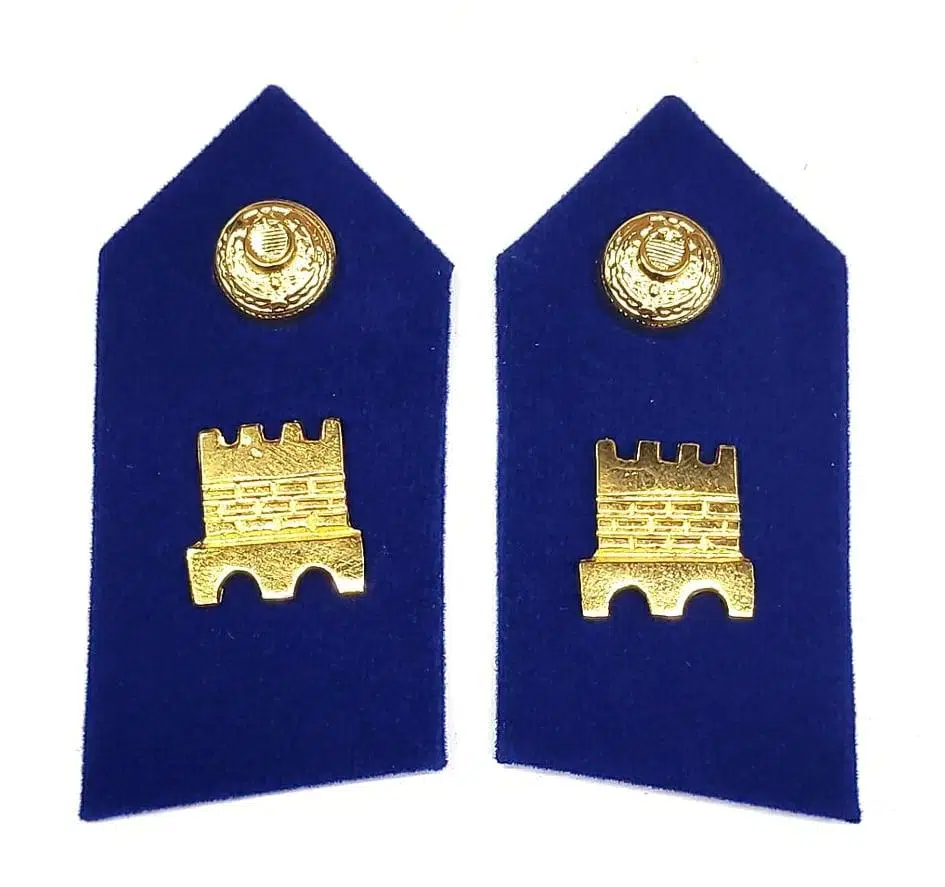 HARİCİ SUBAY İSTİHKAM SPOLET - YAKA İŞARETİ