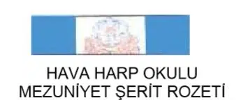 Harp Okulu Mezuniyet Şerit Rozeti (Hava Kuvvetleri)
