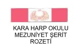Harp Okulu Mezuniyet Şerit Rozeti (Kara Kuvvetleri)