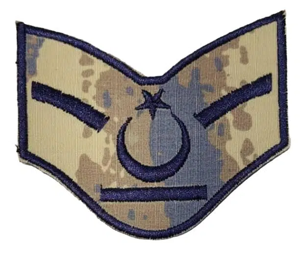 Hava Kuvvetleri Yeni Kamuflaj Yedek Astsubay Rütbesi -1 Çift