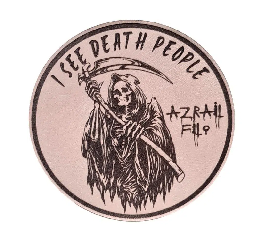 Azrail Filo I See Death People Deri PEÇ -Arma - Leather Patch