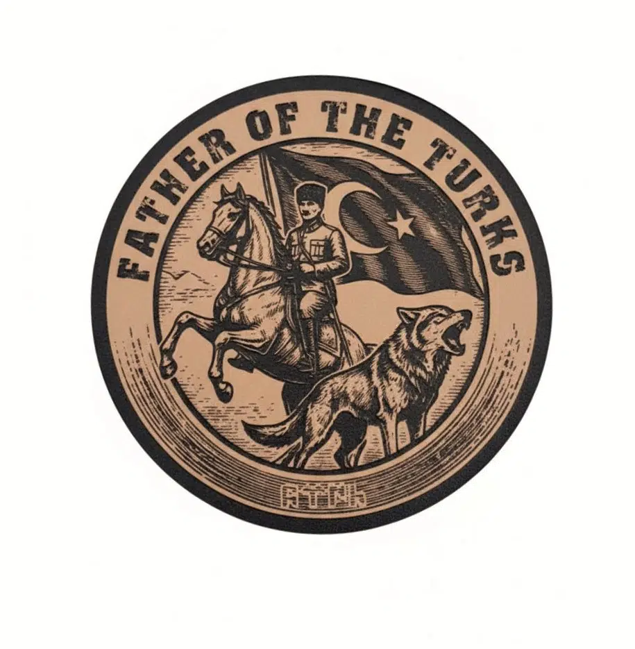 FATHER OF THE TURKS Atatürk Deri Peç -Ata Peç