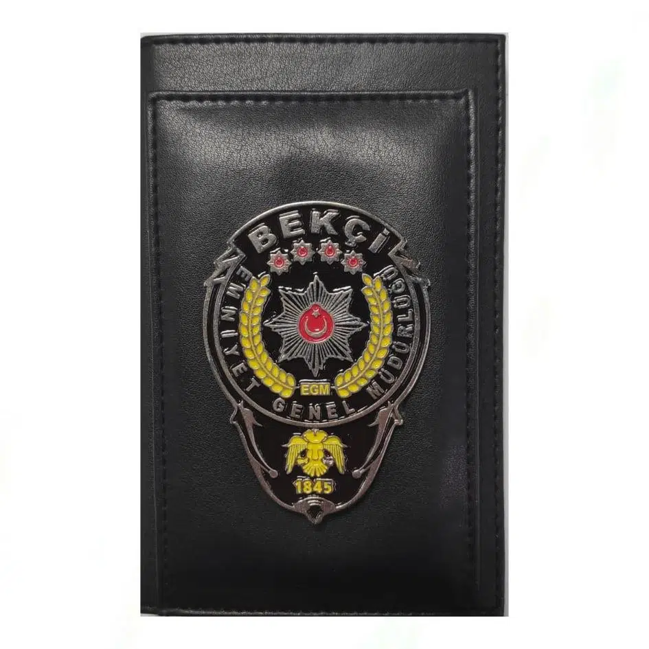 BEKÇİ Kalemlikli Not Defteri Cüzdan (Metal Rozet)