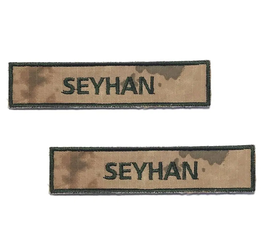 Deniz Kuvvetleri Kamuflaj Askeri İsimlik -2 Adet