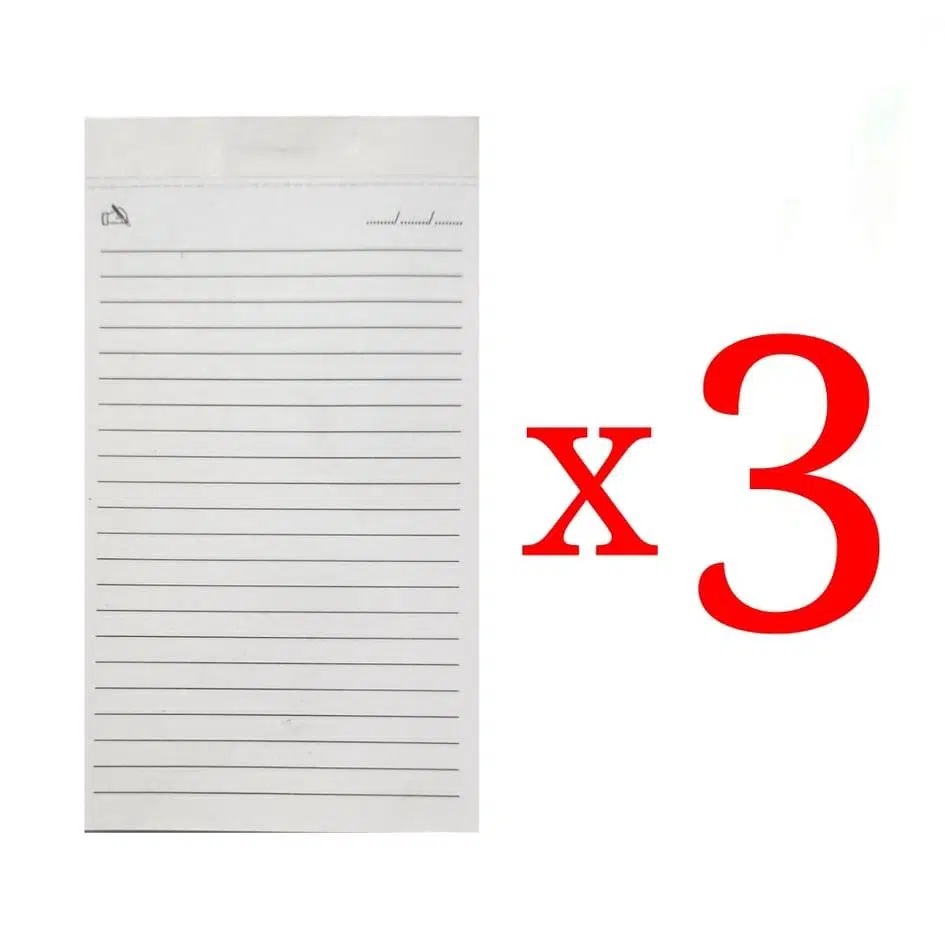 Kalemlikli Not Defteri Cüzdan Yedek Defteri (3 Adet)