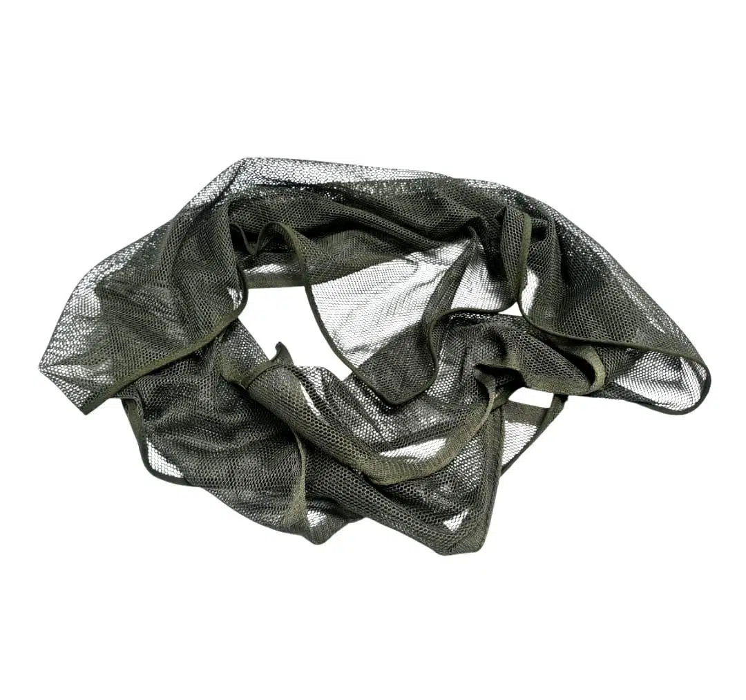 Haki Yeşil File Bandana - File Boyunluk - Sineklik - Haki Fileli Atkı