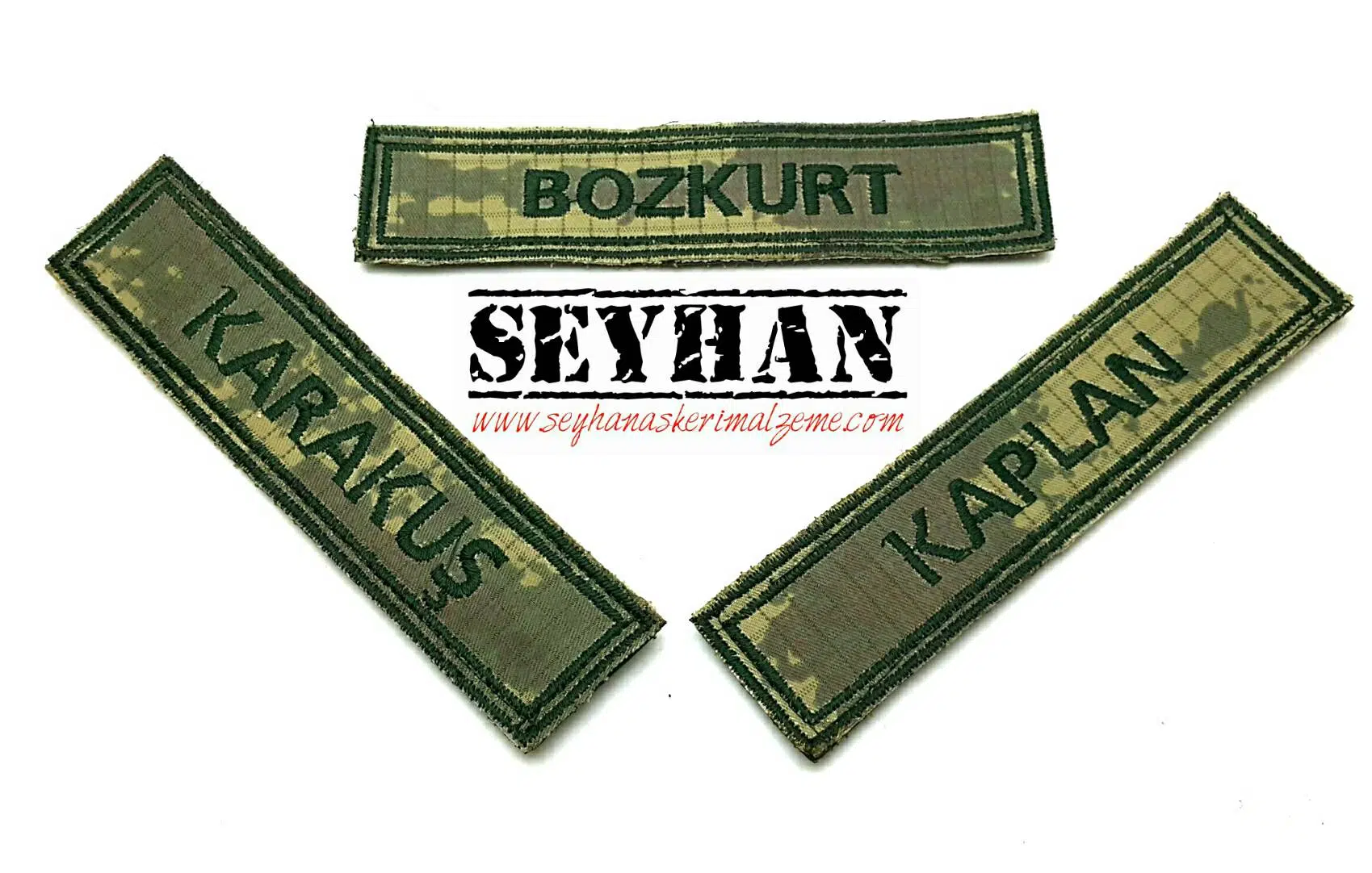 Kara Kuvvetleri Kamuflaj Askeri İsimlik - 2 Adet