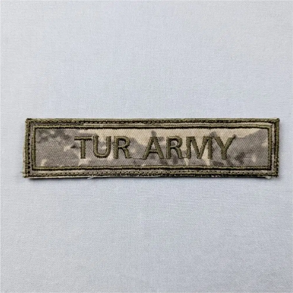 KATAR TUR ARMY- TUR NAVY - TUR AIR FORCE İsimlik - Katar Türk Birliği Orjinal Kumaş 3x13 cm