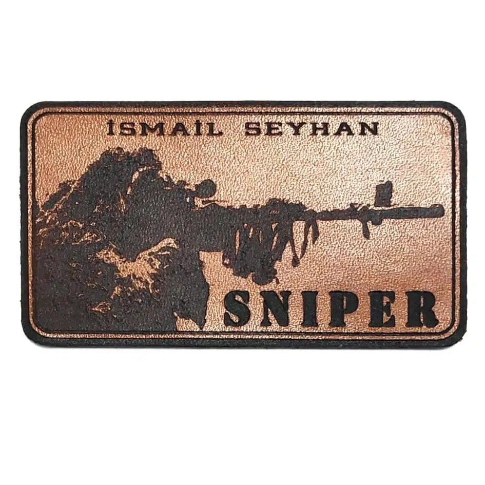 KESKİN NİŞANCI Deri İsimlik - SNIPER İsimlik