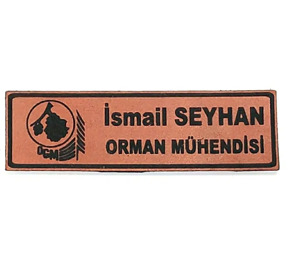 ORMANCI Deri İsimlik - ORMAN LOGOLU