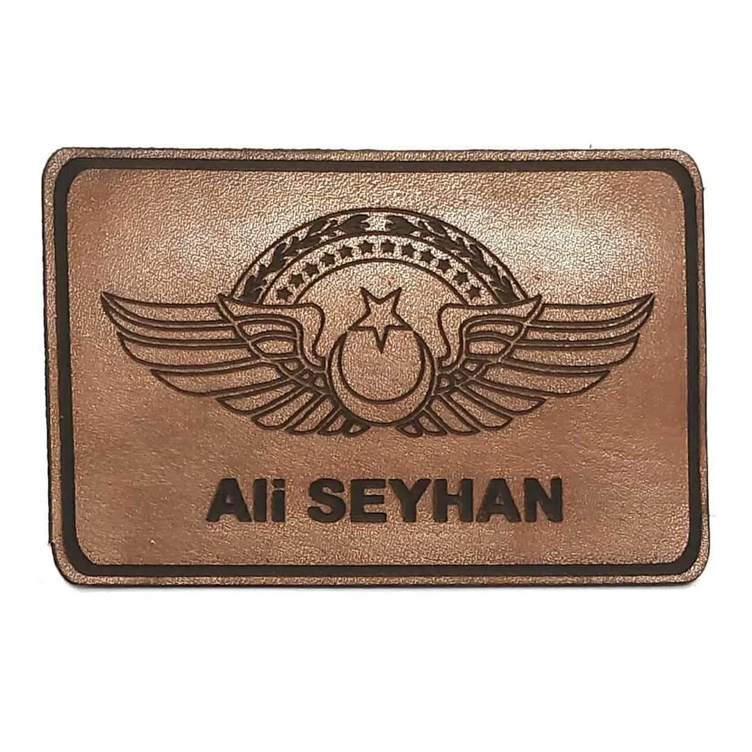 KOMUTAN PİLOT DERİ UÇUŞ BRÖVESİ İSİMLİK