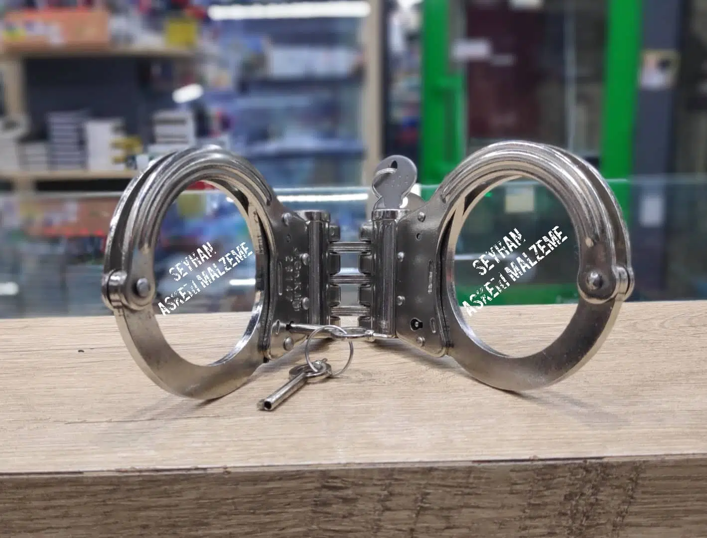 Menteşeli Kelepçe (Cezaevi Tipi) Çift Kilitli