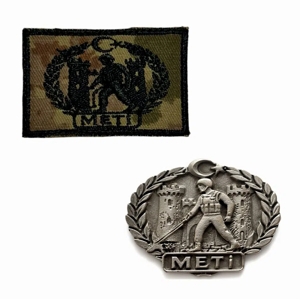 METİ Harici Ceket Brövesi ve METİ Kamuflaj Bröve 2 li SET
