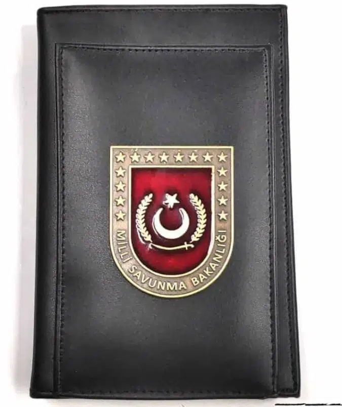 Milli Savunma Bakanlığı Kalemlikli Not Defteri Cüzdan (MSB-Metal Rozet)
