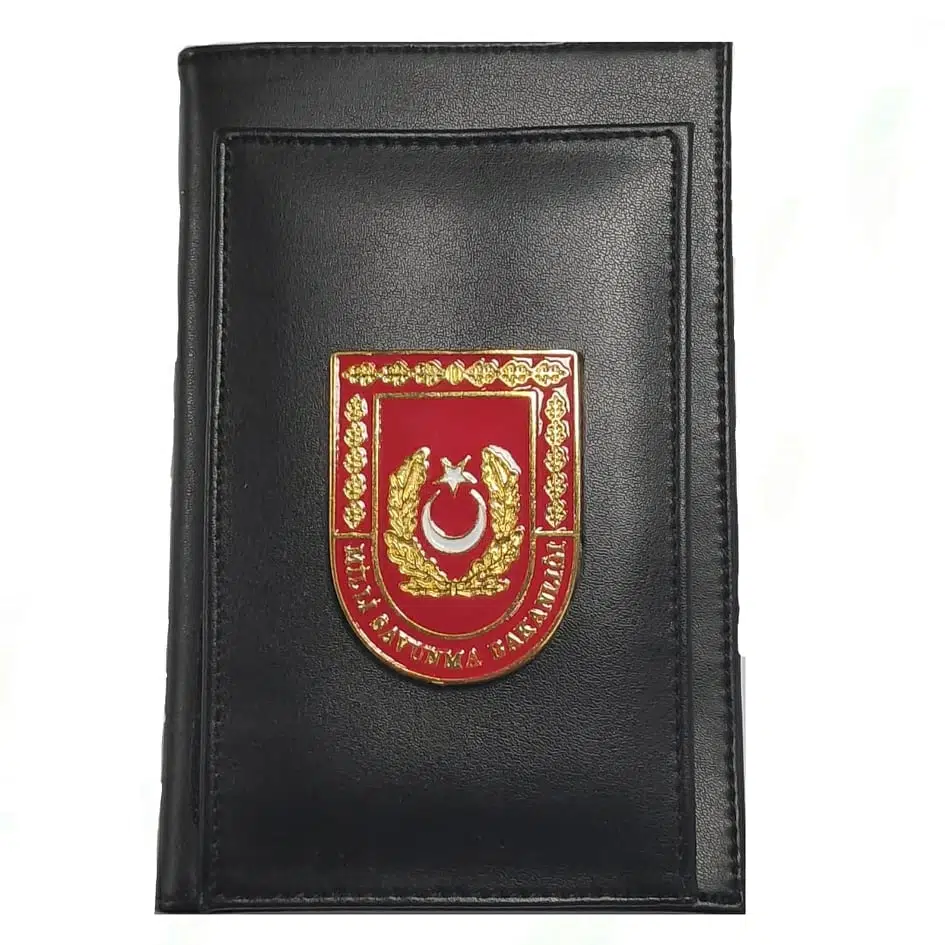 Milli Savunma Bakanlığı Kalemlikli Not Defteri Cüzdan (MSB Metal Rozet)