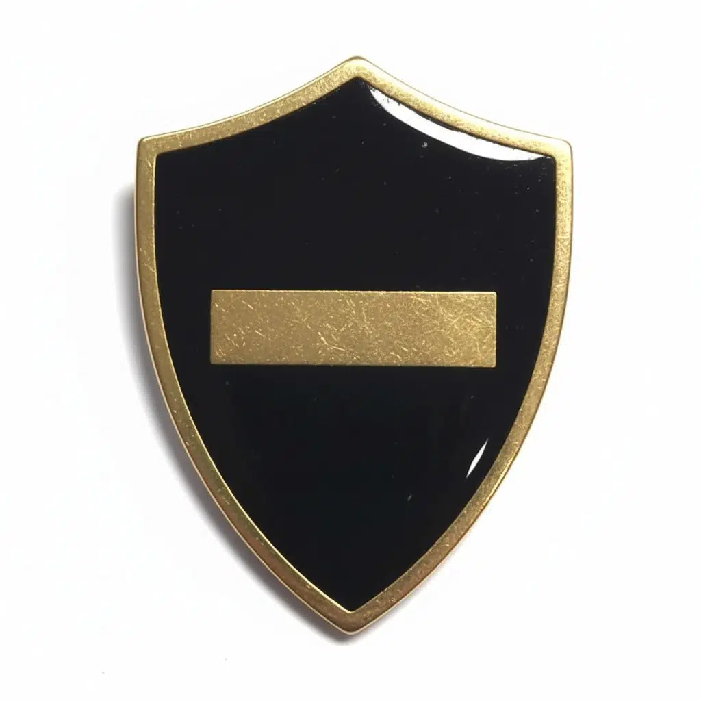 Minyatür Rütbe Subay Sağlık Sınıfı - Asteğmenı Rütbe (Siyah Zemin JANDARMA)