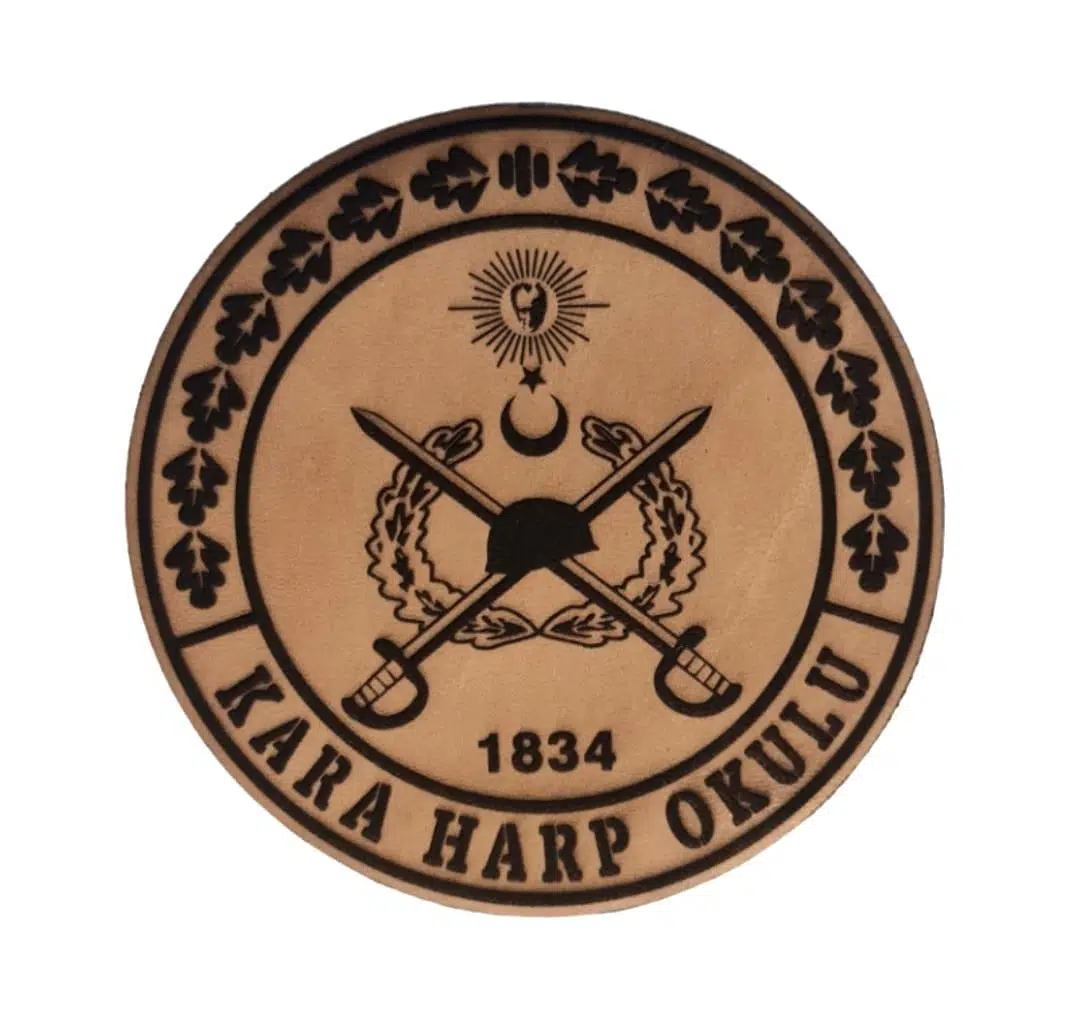 KARA HARP OKULU Deri PEÇ - Arma - Leather Patch