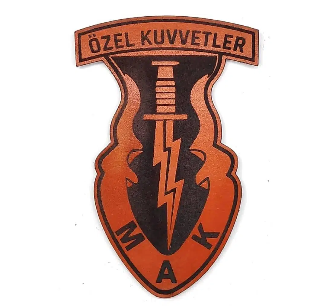 Özel Kuvvetler MAK Deri PEÇ- Arma - Patch
