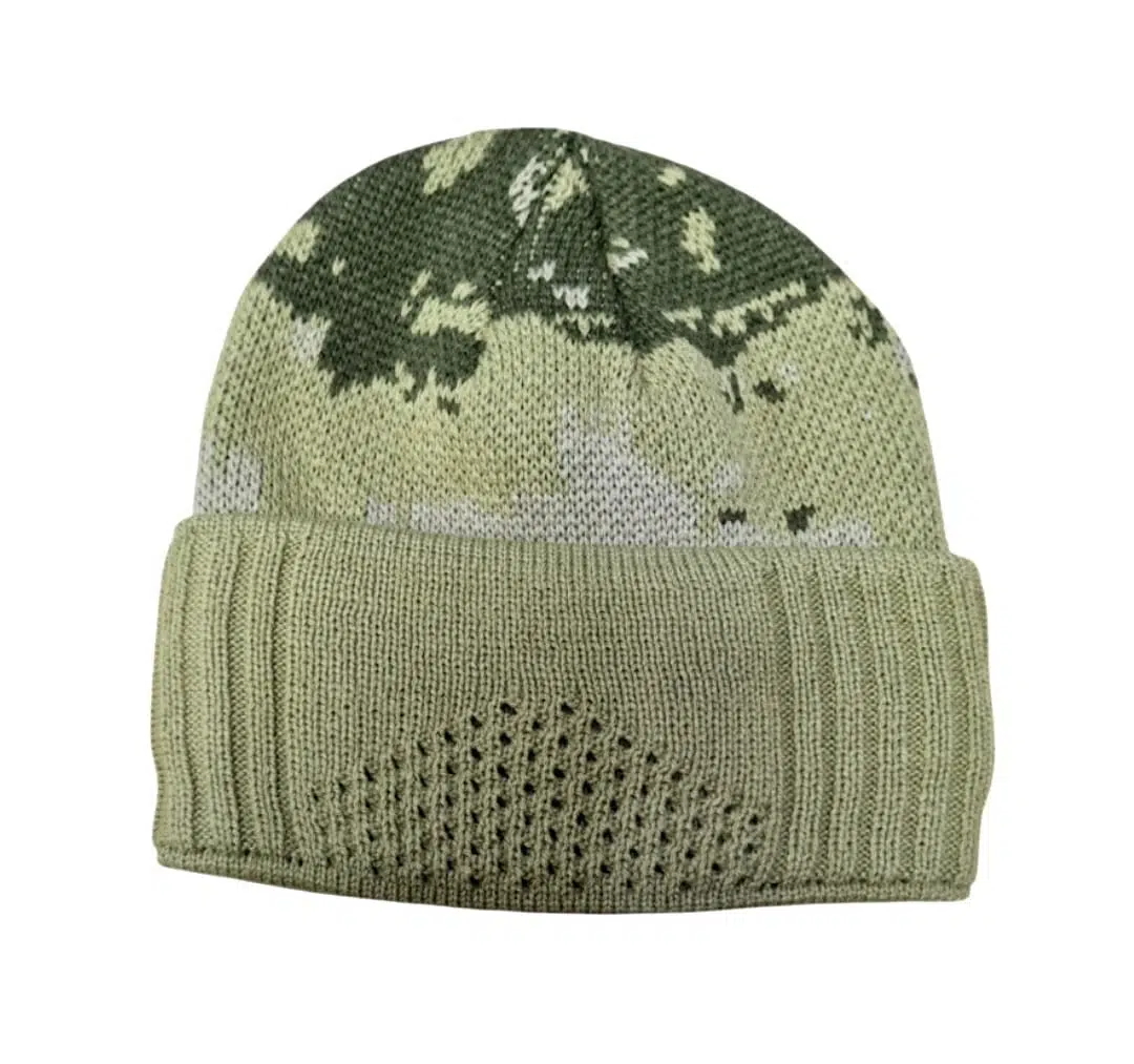 Kamuflaj Örme Bere / Kar Maskesi -Askeri Bere