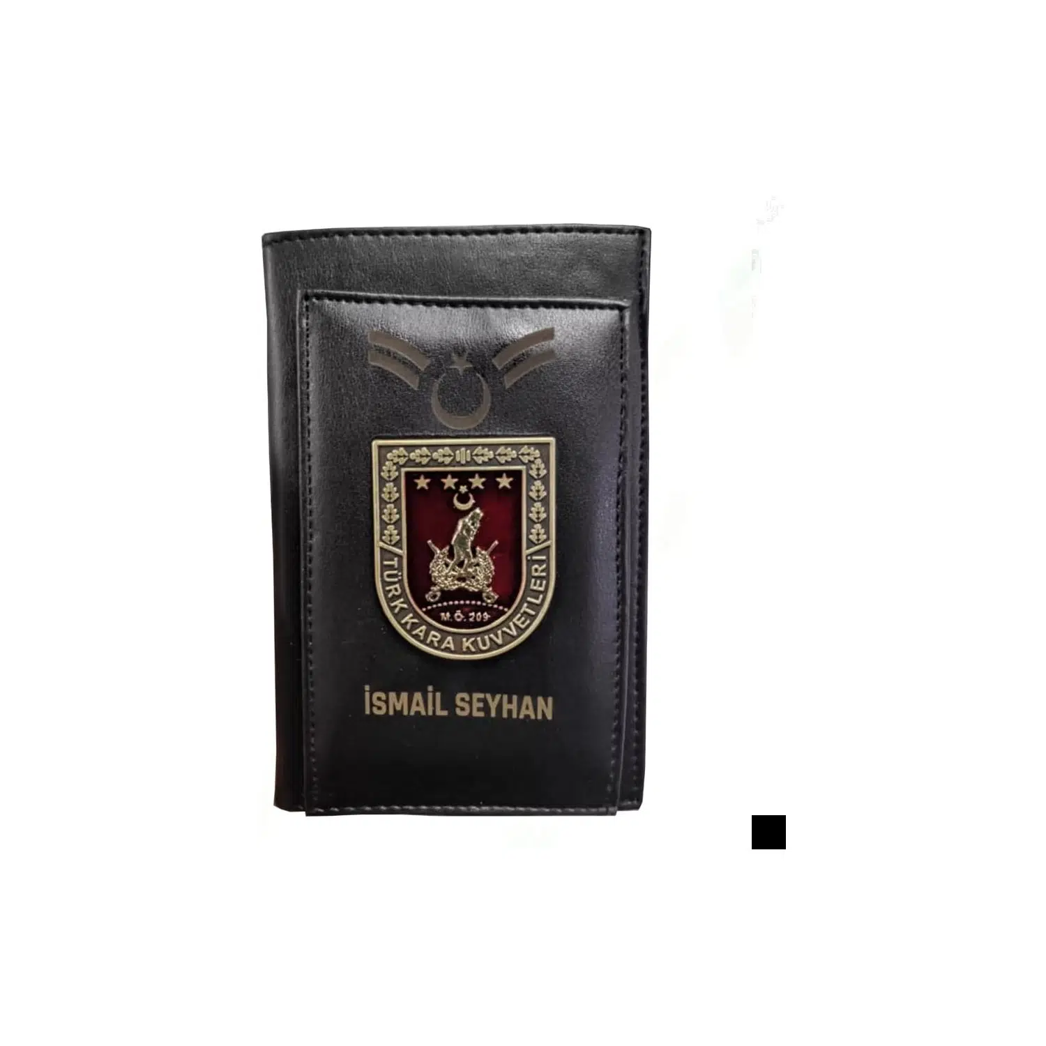 Seyhan Kişiye Özel Rütbeli Kara Kuvvetleri Kalemlikli Not Defteri Cüzdan
