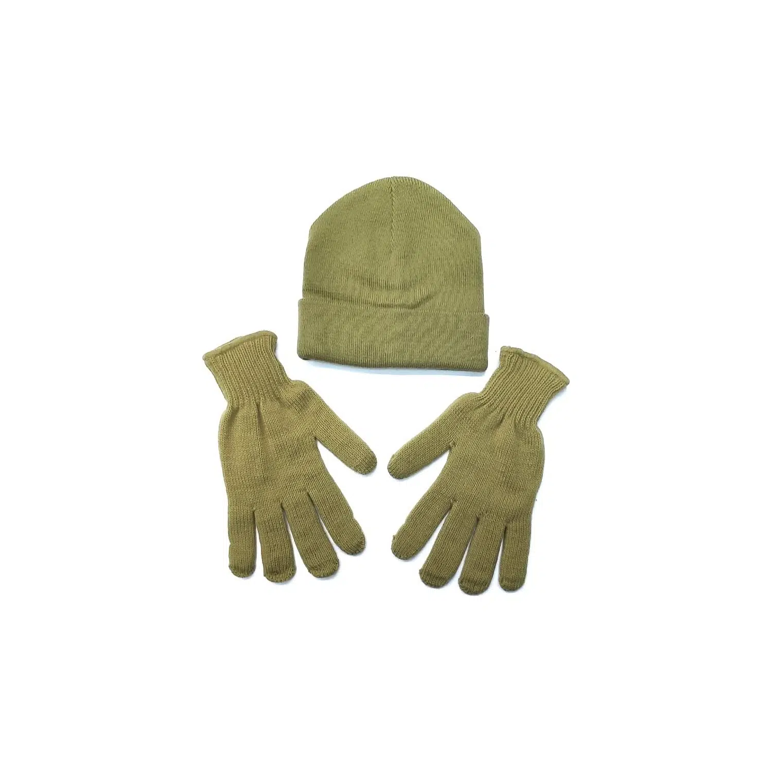 Seyhan Örme Bere Eldiven Seti Nano Renk Askeri Bere Eldiven