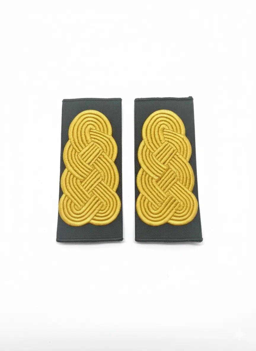 Subay Tören Sırma Apolet - Harici Üniforma Tören Apolet (1 Çift) - Kara Kuvvetleri